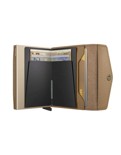 SECRID Pebble Cappuccino Envelope Wallet
