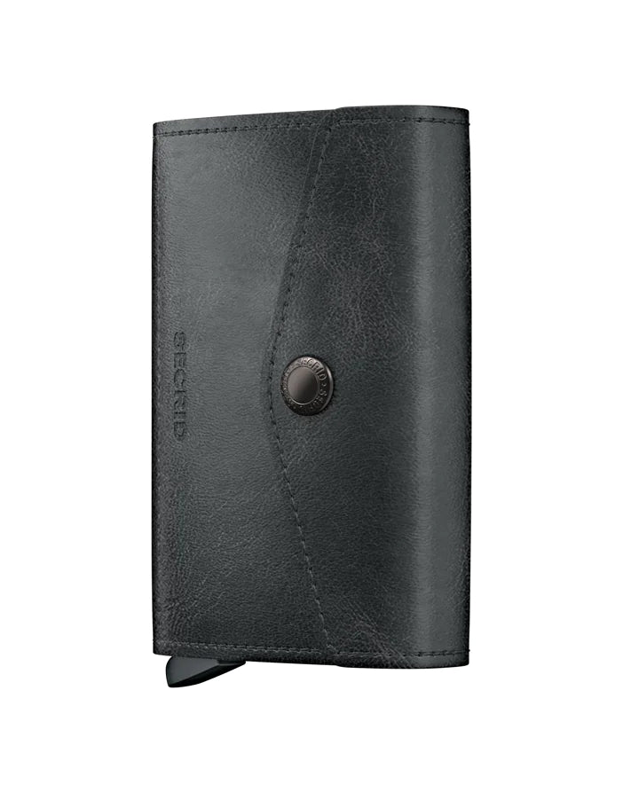 SECRID Vintage Black Envelope Wallet