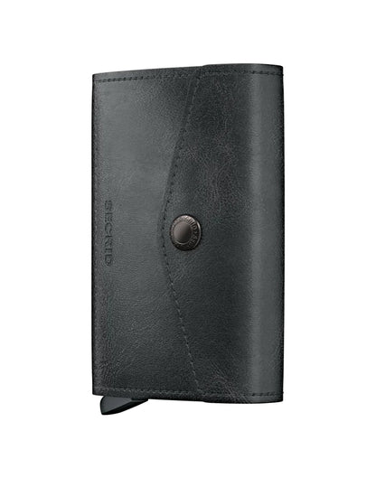 SECRID Vintage Black Envelope Wallet