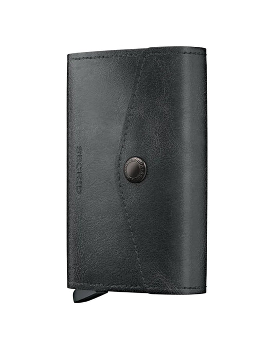 SECRID Vintage Black Envelope Wallet