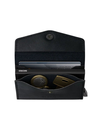 SECRID Vintage Black Envelope Wallet