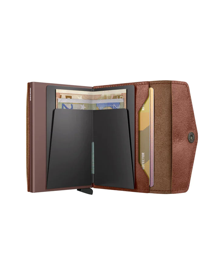 SECRID Vintage Cognac Envelope Wallet