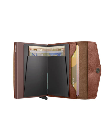 SECRID Vintage Cognac Envelope Wallet