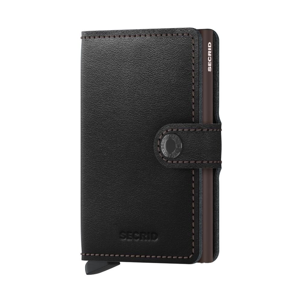 SECRID Black & Brown Mini Wallet