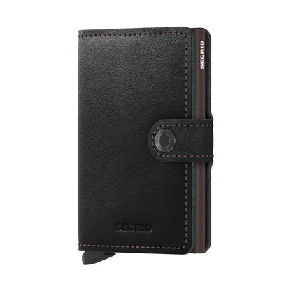 SECRID Black & Brown Mini Wallet