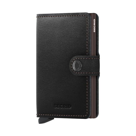 SECRID Black & Brown Mini Wallet