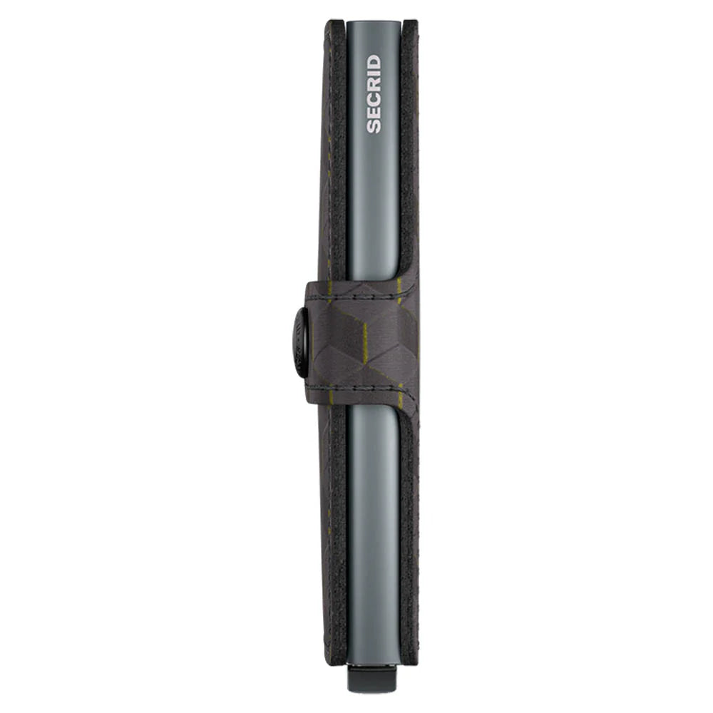 SECRID Optical Grey & Yellow Mini Wallet