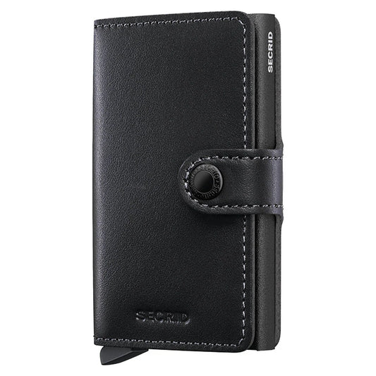 SECRID Powder Black Mini Wallet