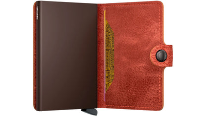 SECRID Orange Vintage Mini Wallet