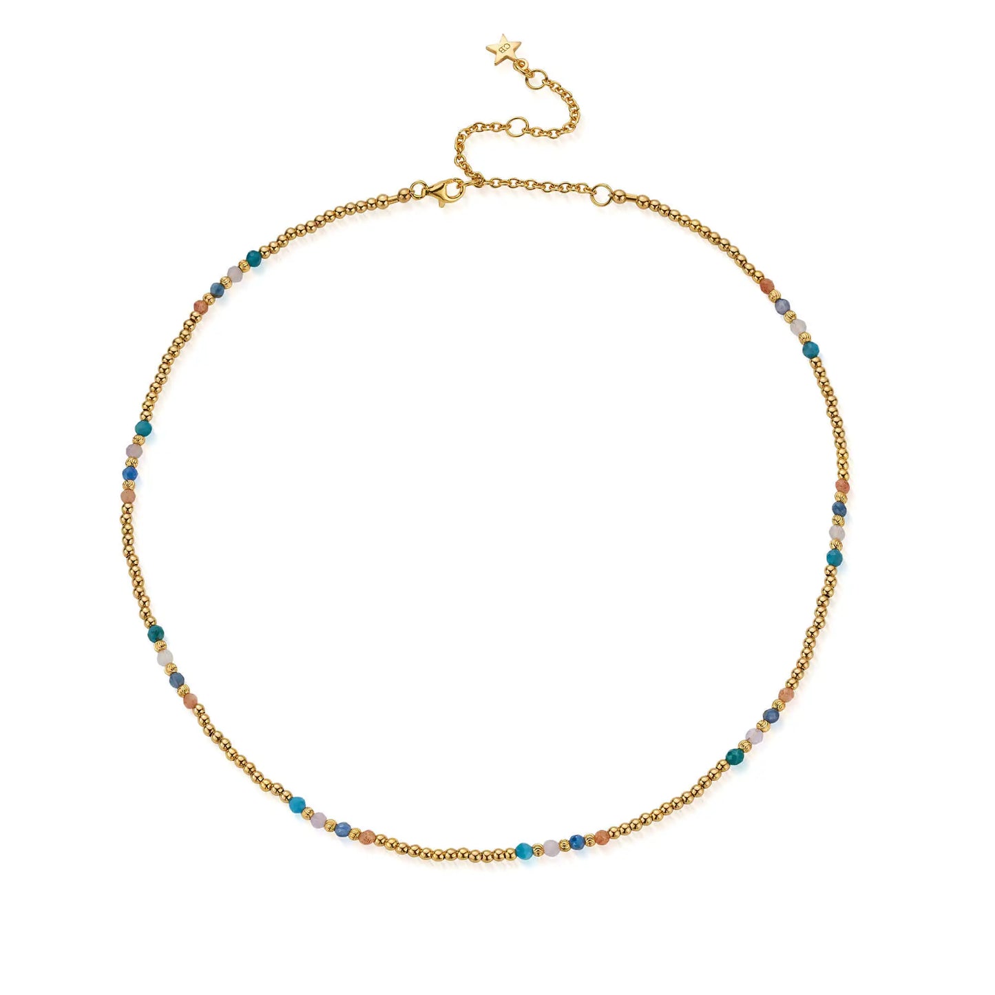 ChloBo 18ct Gold Plated Shadows of Peace Necklace