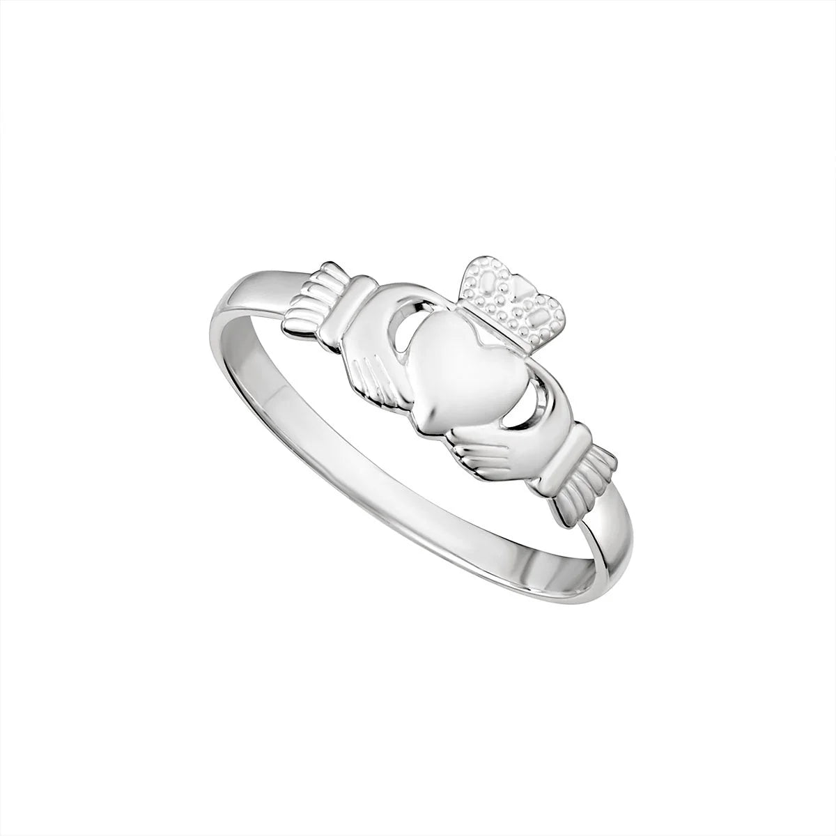 Sterling Silver Light Claddagh Ring