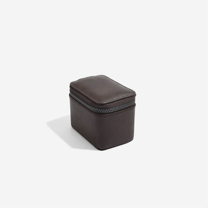 Stackers Mens Brown Zipped Travel Watch Box