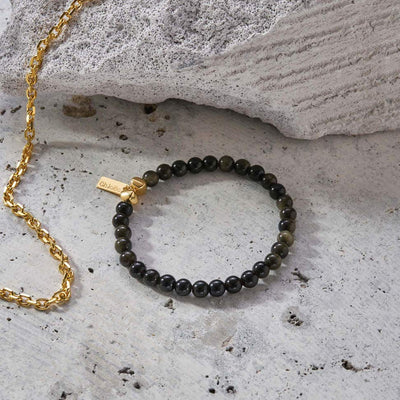 ChloBo MAN Golden Obsidian Bracelet