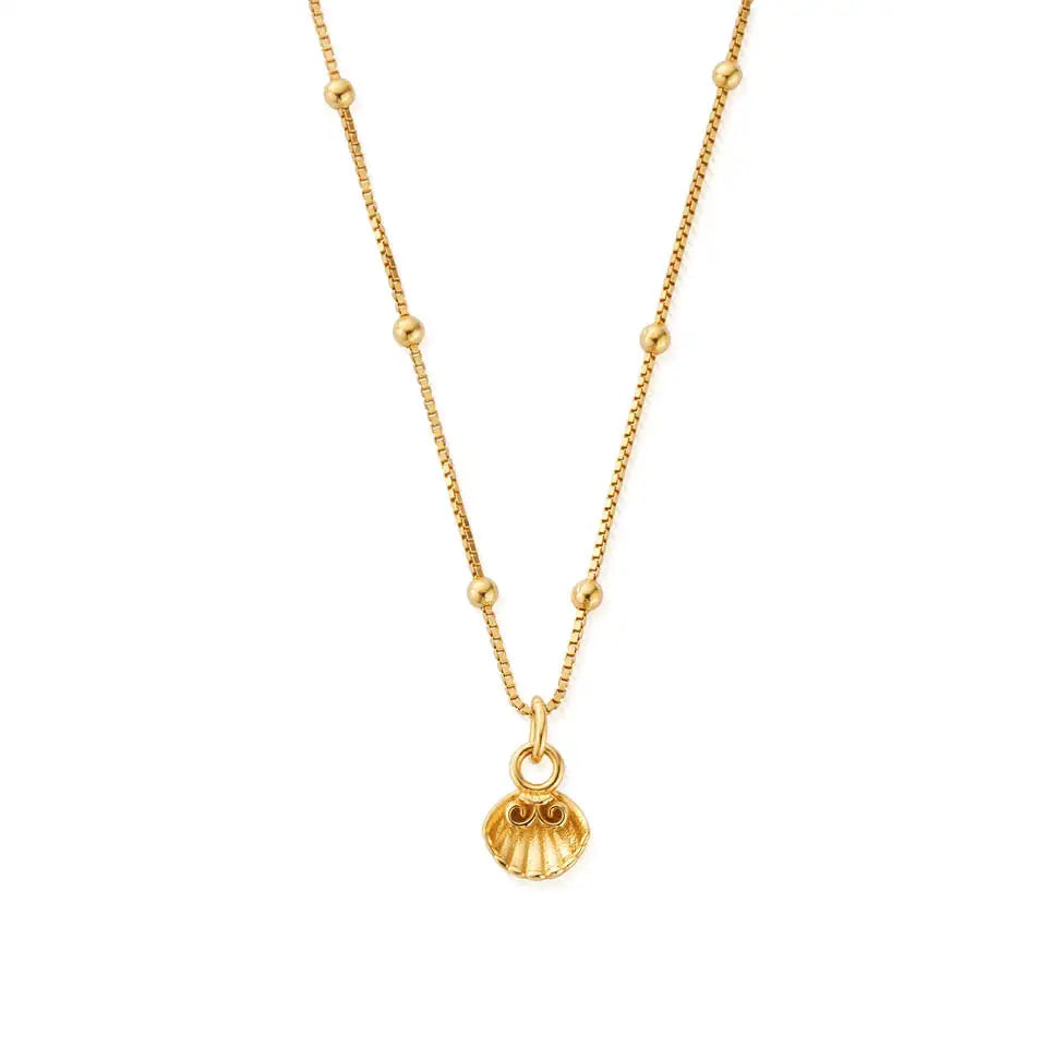 ChloBo Yellow Gold Plated Bobble Travel Seeker Necklace