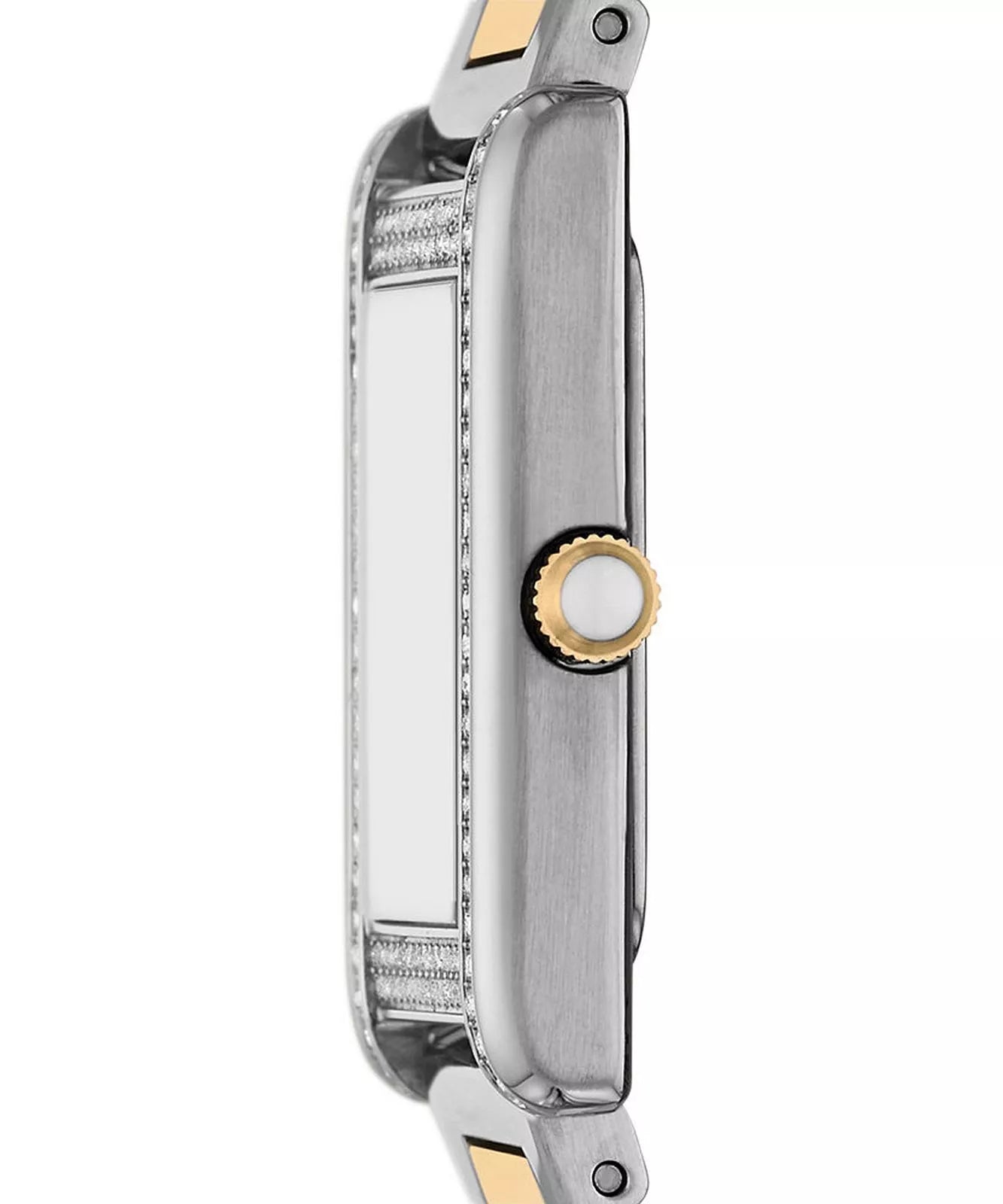 Emporio Armani 32mm Ladies Genni Mother of Pearl Dial Two Tone Yellow Gold & Silver Bracelet Watch