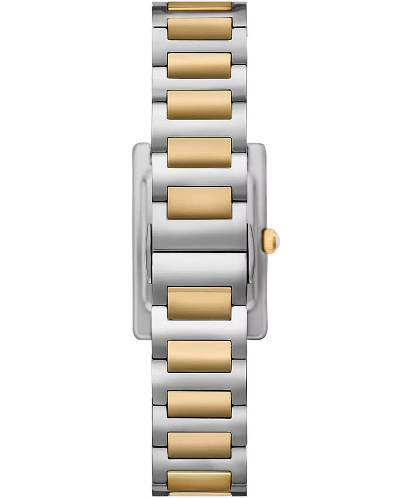 Emporio Armani 32mm Ladies Genni Mother of Pearl Dial Two Tone Yellow Gold & Silver Bracelet Watch