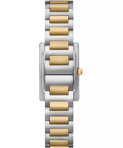 Emporio Armani 32mm Ladies Genni Mother of Pearl Dial Two Tone Yellow Gold & Silver Bracelet Watch