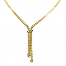 Load image into Gallery viewer, 9ct Yellow Gold Contemporary Woven Lariat Necklace