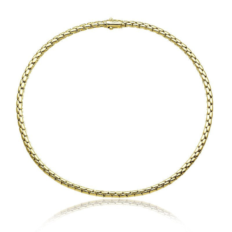 Chimento 18ct Gold Stretch Spring Necklace