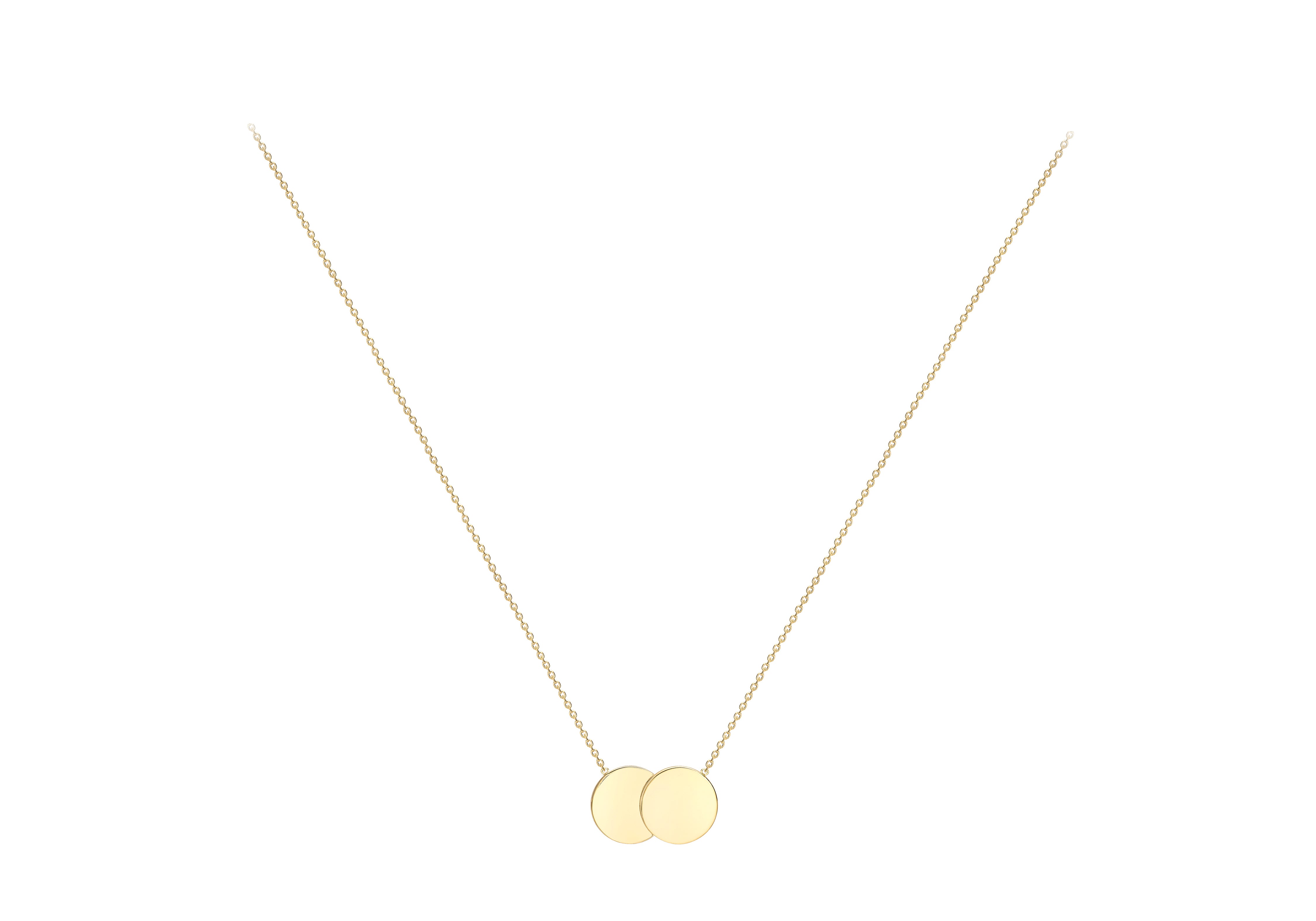Gold Disc Necklace Mom Day Necklace Name Disc Personalized - Etsy | Gold  bar necklace, Personalized disk necklace, Disc necklace
