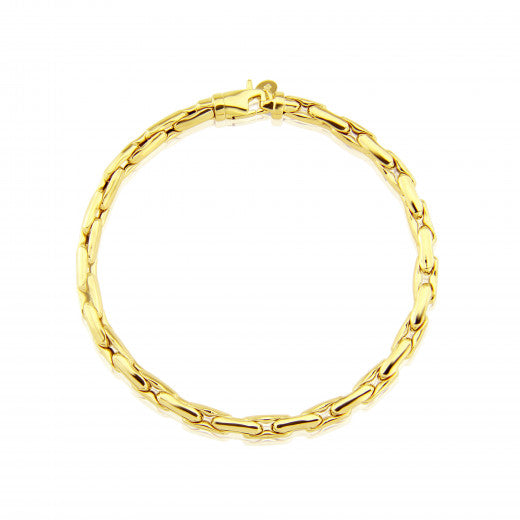 9ct Yellow Gold Oval Link Bracelet