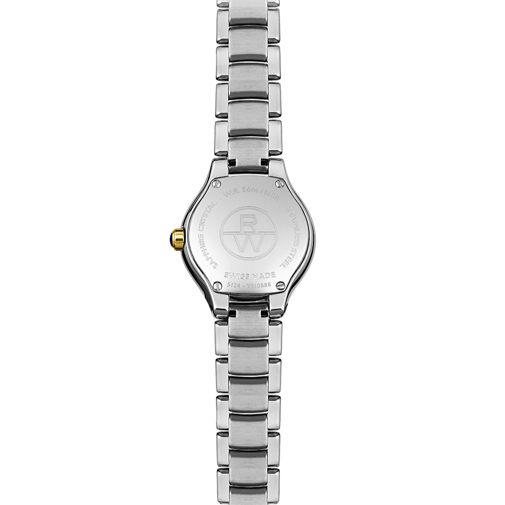 Raymond Weil 24mm Noemia Two-Tone Mother of Pearl Diamond Dial Watch