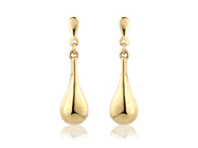 Load image into Gallery viewer, 9ct Yellow Gold Drop Stud Earrings