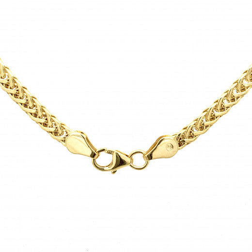 9ct Yellow Gold Contemporary Woven Lariat Necklace