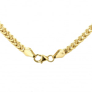 9ct Yellow Gold Contemporary Woven Lariat Necklace