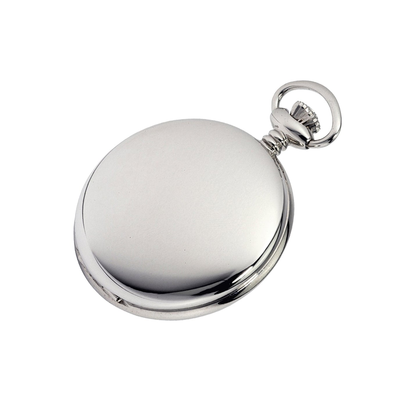 Woodford 50mm Chrome Plated Full Hunter Pocket Watch