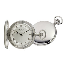 Load image into Gallery viewer, Woodford 50mm Chrome Plated Full Hunter Pocket Watch