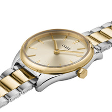 Load image into Gallery viewer, Cluse 25mm Féroce Mini Royal Yellow Gold &amp; Silver Toned Link Watch