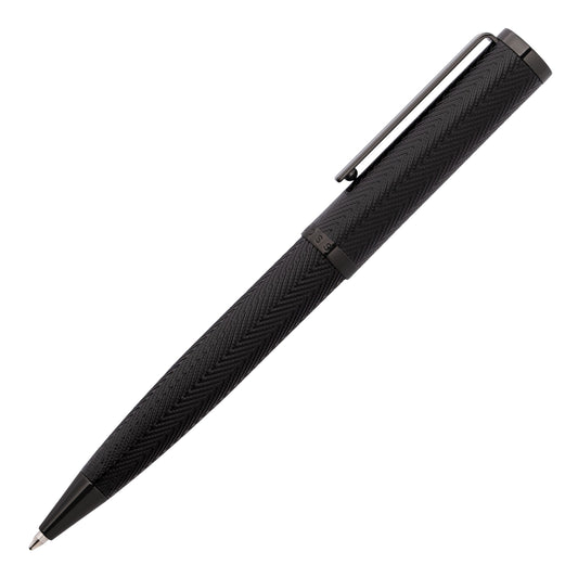 Hugo Boss All Black Textured Matte Ballpoint Pen