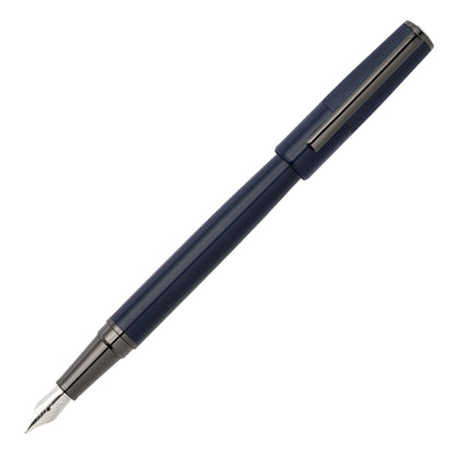 Hugo Boss Textured & Matted Midnight Blue Fountain Pen