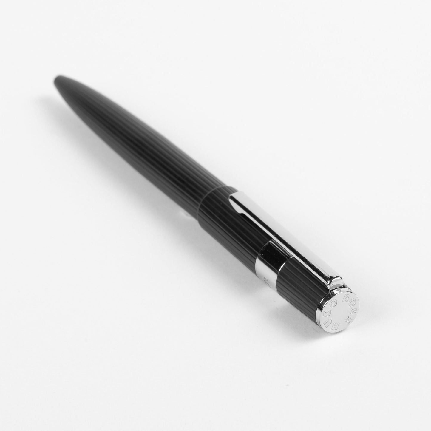 Hugo Boss Black Matte Textured Ballpoint Pen
