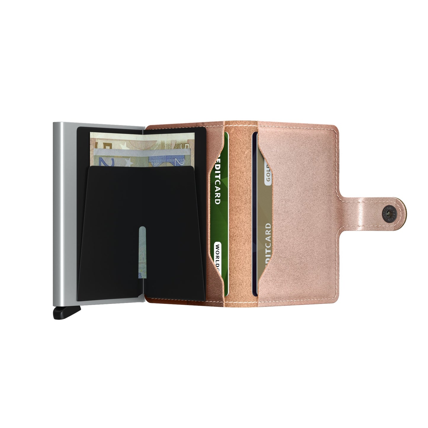 SECRID Rose Metallic Mini Wallet