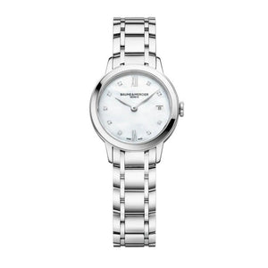 Baume & Mercier 27mm Classima Mother of Pearl Diamond Set Watch