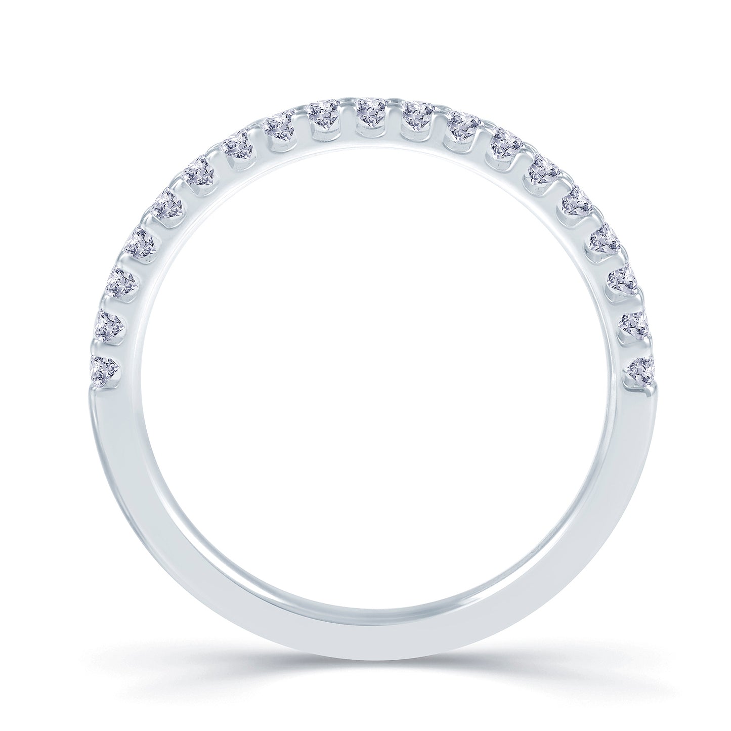 Platinum Brilliant Round Claw Set 1.70mm Diamond Ring 0.20ct Media 2 of 3