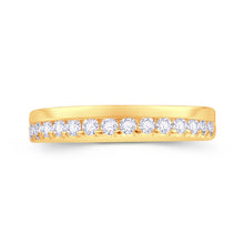 Load image into Gallery viewer, 18ct Yellow Gold 0.30ct Offset Claw 3.5mm Diamond Ring Media 1 of 3