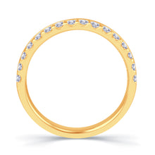 Load image into Gallery viewer, 18ct Yellow Gold 0.30ct Offset Claw 3.5mm Diamond Ring Media 2 of 3