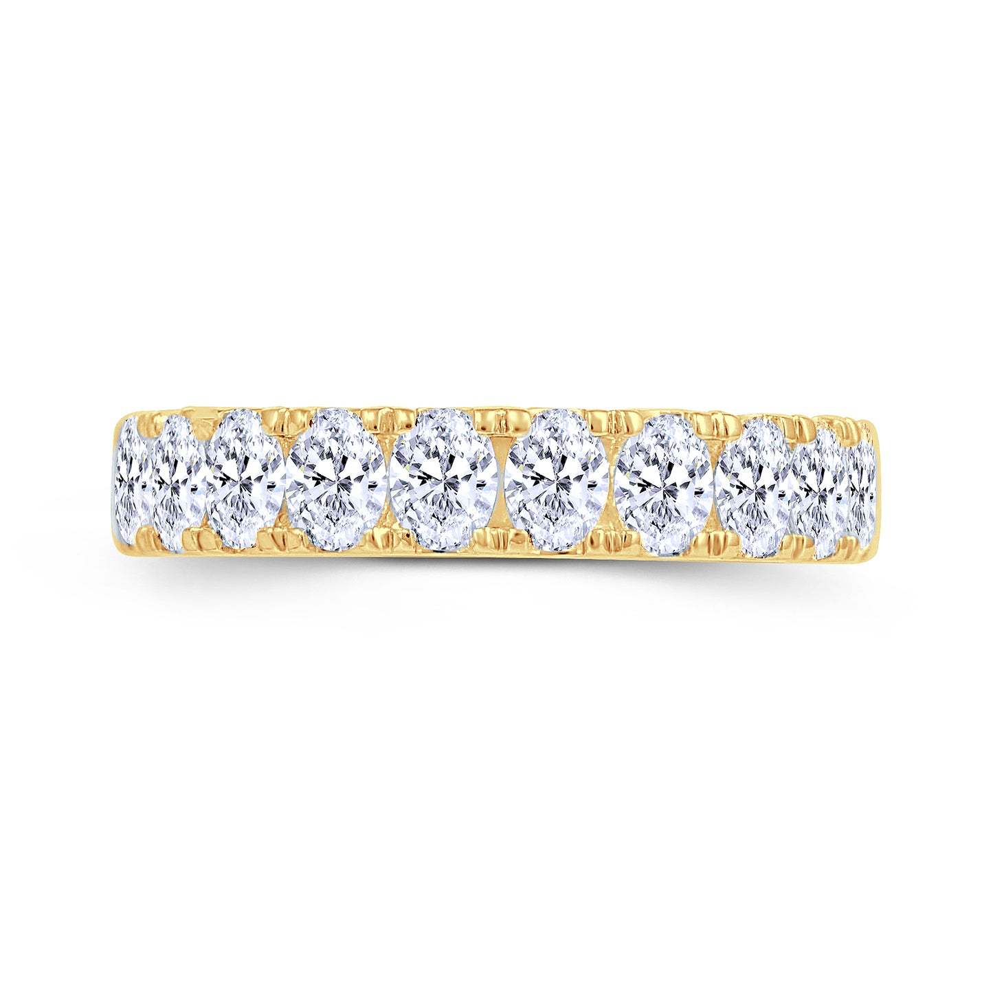 18ct Yellow Gold 50% Spread Oval Diamond Ring 0.75ct
