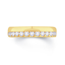 Load image into Gallery viewer, 18ct Yellow Gold 0.43ct Offset Claw 4mm Diamond Ring Media 1 of 3