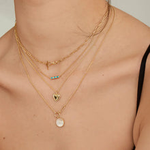 Load image into Gallery viewer, Ania Haie Yellow Gold Knot T-Bar Necklace