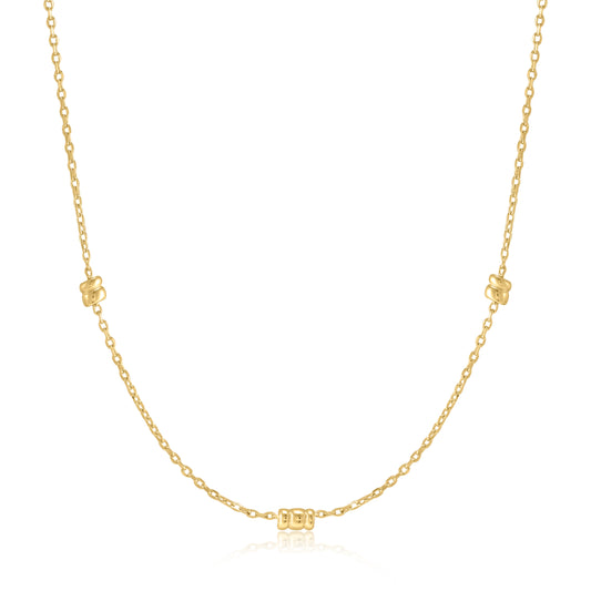 Ania Haie Yellow Gold Smooth Twist Necklace