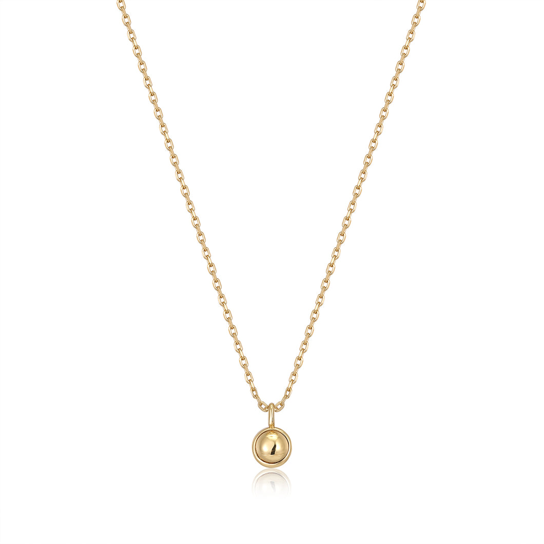 Ania Haie Yellow Gold Orb Necklace