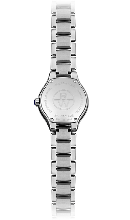 Raymond Weil 24mm Noemia Silver Mother of Pearl Dial with set Diamonds Watch