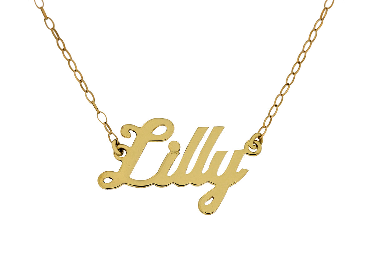 Personalised Name Necklace In Material of Choice