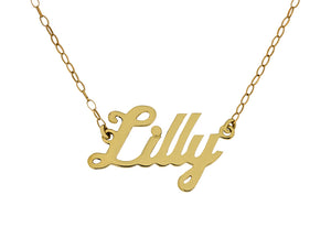 Personalised Name Necklace In Material of Choice