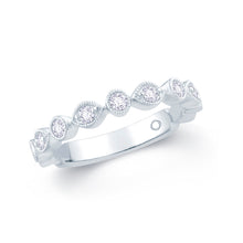 Load image into Gallery viewer, 18ct White Gold Marquise &amp; Round Fancy Cut Diamond Ring 0.25ct