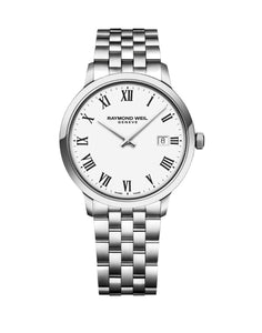 Raymond Weil 39mm Toccata Classical White Dial Stainless Steel Watch